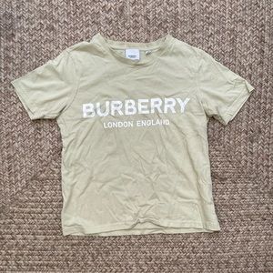 Burberry women tee (avocado green)